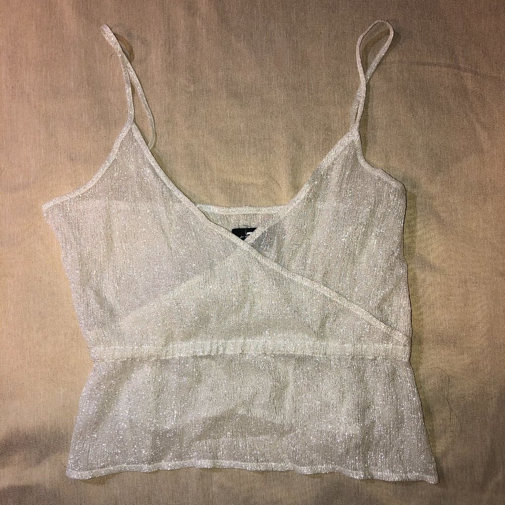 Sheer Sparkle Tank Top